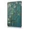  iPad 10.2 2019/2020/2021 Fodral Tri-Fold Peach Blossom