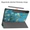  Galaxy Tab S9 FE Plus Fodral Tri-Fold Läder Peach Blossom