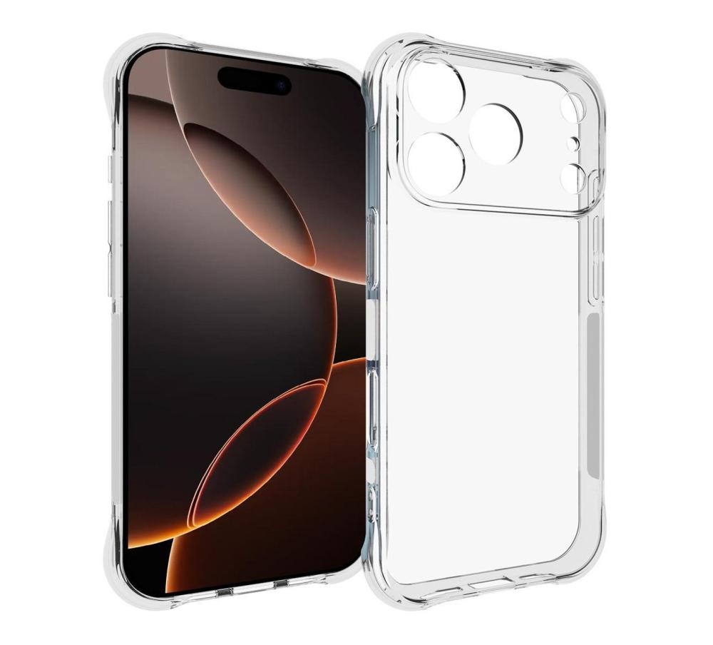  iPhone 17 Pro Skal Transparent TPU Shockproof