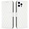  iPhone 16 Pro Fodral Diamond Läder Vit