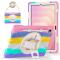  Samsung Galaxy Tab S11 Skal Shockproof Hybrid Kickstand Rainbow
