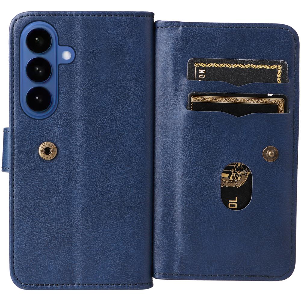  Samsung Galaxy S26 Fodral Multifunktionellt Blå