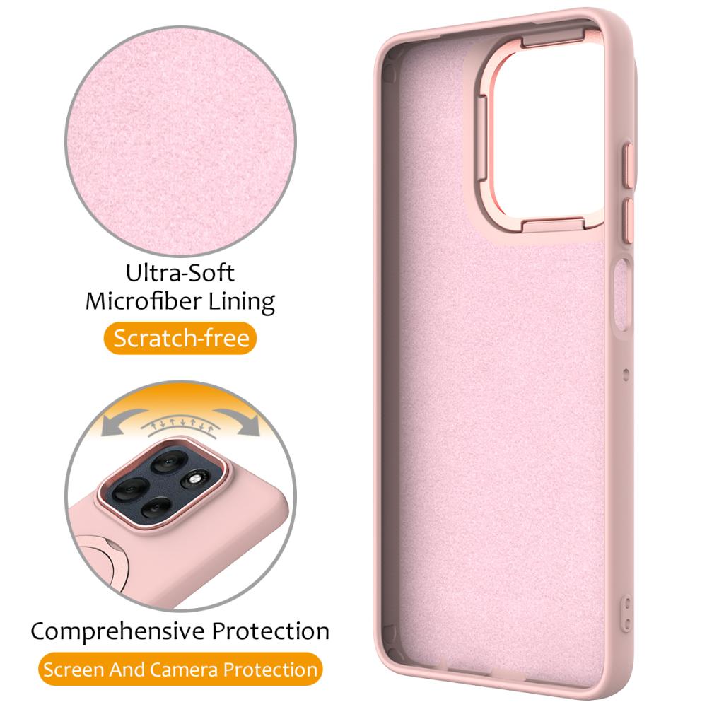  Motorola Edge 60/60 Fusion Skal MagSafe Kickstand Hybrid Rosa