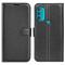  Motorola Moto G71 Fodral Litchi Textur Svart