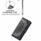  Samsung Galaxy A16 Fodral Med Mandala Tryck Svart