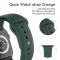 ColorPop Apple Watch 38/40/41/42 mm Silikon Armband (S/M) Mörk Grön