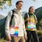  Samsung Galaxy Tab S11 Skal Shockproof Hybrid Kickstand Rainbow