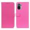  Xiaomi Redmi Note 10S - Litchi Läder Fodral - Rosa