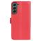  Samsung Galaxy S23 Plus Fodral Litchi Läder Röd