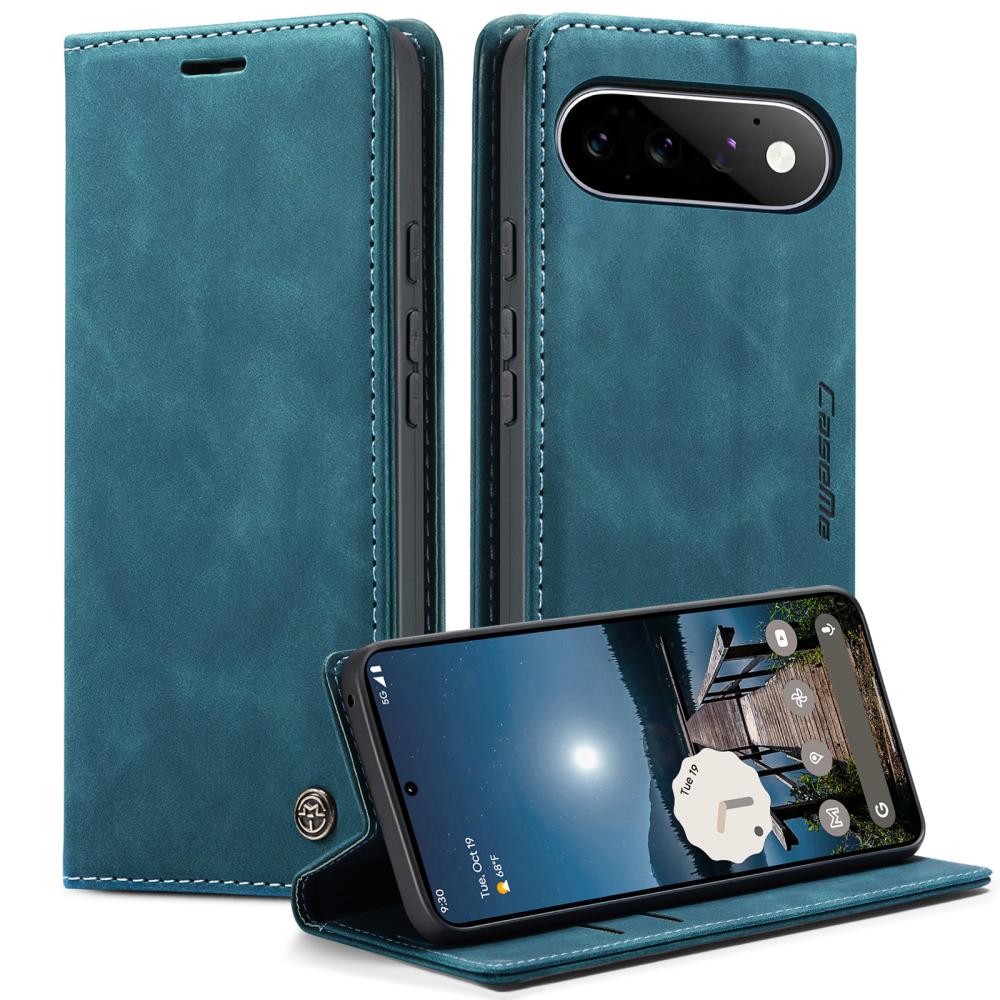 CASEME CASEME Google Pixel 11 / 11 Pro Fodral RFID Läder Blå