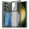  Samsung Galaxy S26 Ultra Skal Kickstand Med Kortfack Tonad Svart
