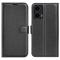  Motorola Moto G35 5G Fodral Litchi Läder Svart