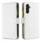 BINFEN BINFEN Galaxy A35 5G Fodral Diamond Multifunktionell Vit