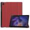  Samsung Galaxy Tab A8 10.5 (2021) Fodral Tri-Fold Shockproof Vinröd