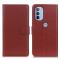  Motorola Moto G31 / G41 Fodral Litchi Läder Brun