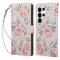  Samsung Galaxy S26 Ultra Fodral RFID Läder Rosa Blommor