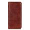  iPhone 15 Pro Fodral Flip Crazy Horse Brun