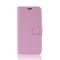  OnePlus 7 - Litchi Plånboksfodral - Ljus Rosa