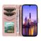  Samsung Galaxy A16 / A26 5G Fodral Rhombus Läder Roséguld