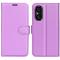  Sony Xperia 5 V Fodral Litchi Textur Lila