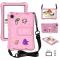  Samsung Galaxy Tab A11 Plus / A9 Plus Skal EVA Kickstand Rosa