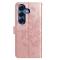  Samsung Galaxy S26 Fodral Fjäril Tryck Roséguld