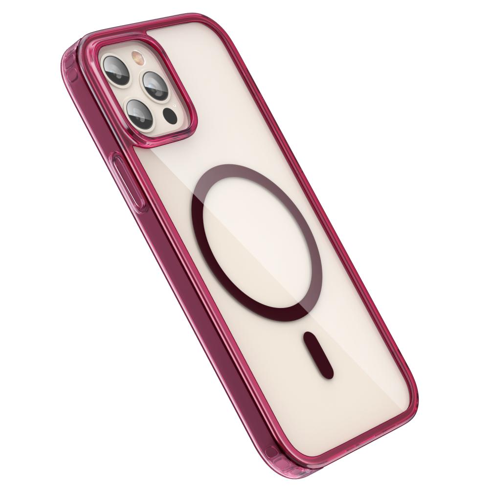 ColorPop ColorPop iPhone 12 Pro Max Skal CH MagSafe Transparent/Röd