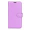  Sony Xperia 5 V Fodral Litchi Textur Lila