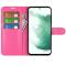  Samsung Galaxy S23 Plus Fodral Litchi Läder Rosa