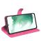  Samsung Galaxy S23 Plus Fodral Litchi Läder Rosa
