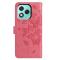  Honor 400 Lite Fodral Fjäril Tryck Rosa