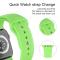 ColorPop Apple Watch 42/44/45/46/49 mm Silikon Armband (M/L) Grön