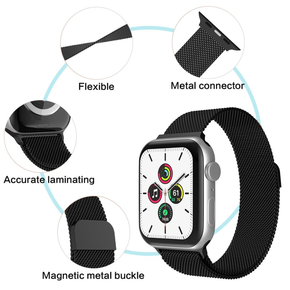 ColorPop ColorPop Milanese Loop Metall Armband Apple Watch 42/44/45/46/49 mm