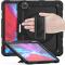  iPad Pro 12.9 Skal 360° Rotation Shockproof Med Rem Svart