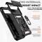  Google Pixel 8A Shockproof Hybrid Armor Ring Skal Svart