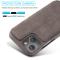 LC.IMEEKE LC.IMEEKE iPhone 15 Plus Fodral Slim Flip Brun