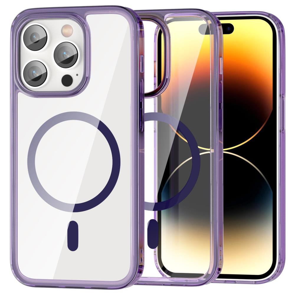 ColorPop ColorPop iPhone 14 Pro Skal CH MagSafe Transparent/Lila