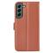  Samsung Galaxy S23 Plus Fodral Litchi Läder Brun