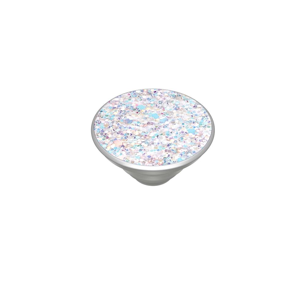 PopSockets PopSockets Avtagbart Grip med Ställfunktion Premium Sparkle Snow White