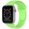 ColorPop Apple Watch 42/44/45/46/49 mm Silikon Armband (S/M) Grön
