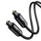 UGREEN UGREEN 1.5m Optisk Ljudkabel Toslink Svart