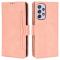 Samsung Galaxy A53 5G Fodral Avtagbart Kortfodral Ljus Rosa