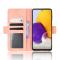  Samsung Galaxy A53 5G Fodral Avtagbart Kortfodral Ljus Rosa