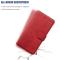  iPhone 11 Pro Fodral Solid Läder Röd