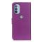 Motorola Moto G31 / G41 Fodral Litchi Läder Lila