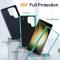  Galaxy S24 Ultra Skal Xtreme Shockproof Hybrid Svart/Cyan