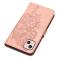  iPhone 15 Plus Fodral Med Tryck Fjäril Roséguld
