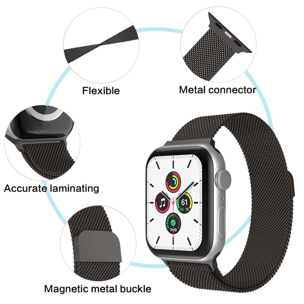 ColorPop ColorPop Milanese Loop Metall Armband Apple Watch 42/44/45/46/49 mm