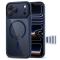 Tech-Protect Tech-Protect iPhone 17 Pro Skal MagSafe MagPeak Deep Blue/Clear