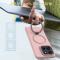  Motorola Edge 60 Pro Skal MagSafe Kickstand Hybrid Rosa